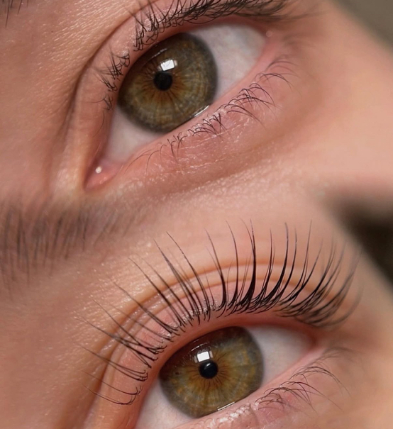 Ламинирование ресниц с окрашиванием