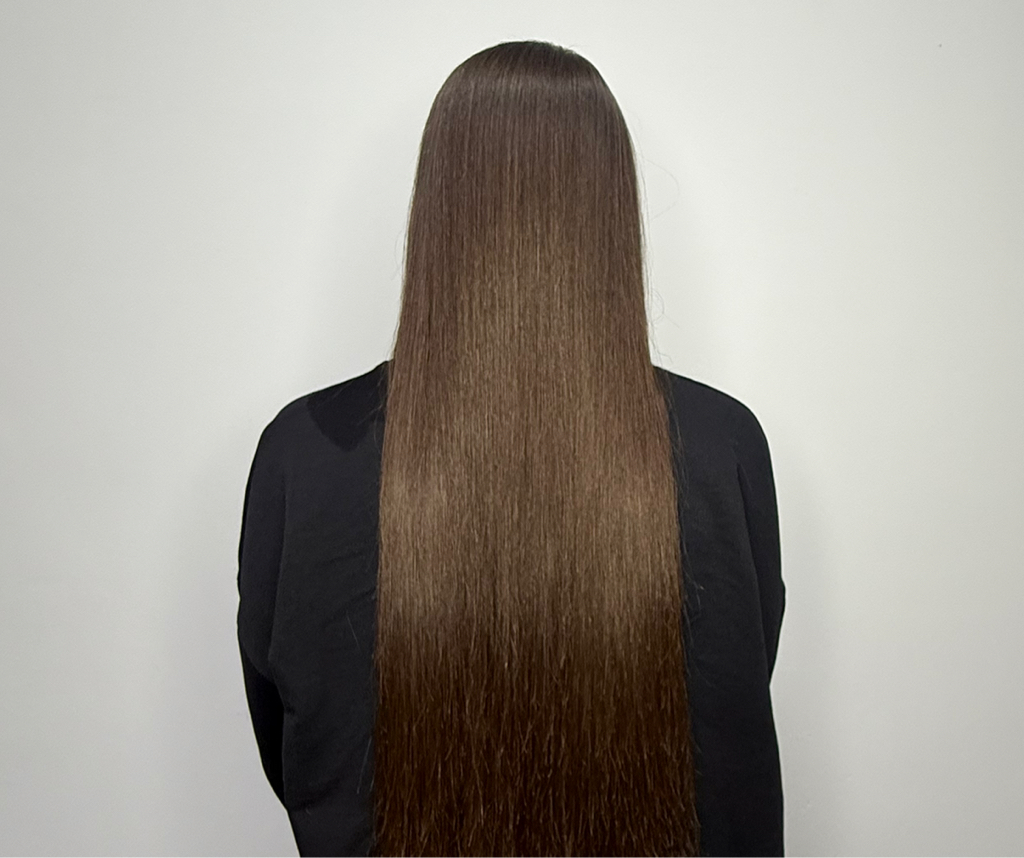 Кератиновое выпрямление длинные волосы (ниже лопаток)