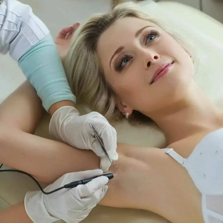 Электроэпиляция  1 час, 55₽/мин Аппарат Микротерм, преподаватель биотехнолог Ольга