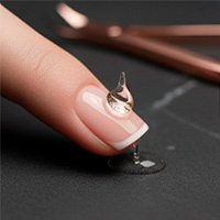 Маникюр комбинированный