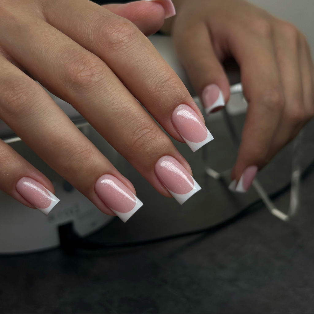 Маникюр с покрытием+френч