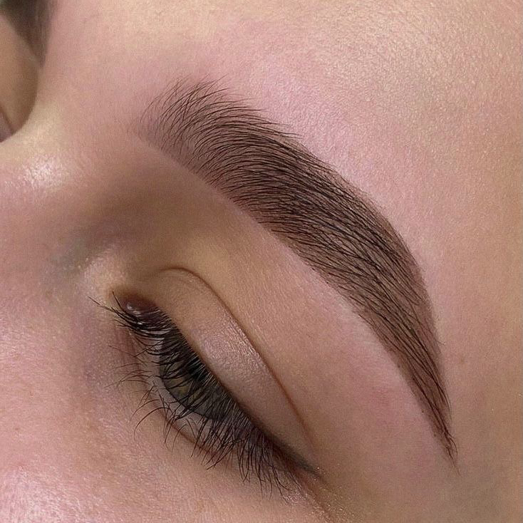 Оформление + окрашивание бровей