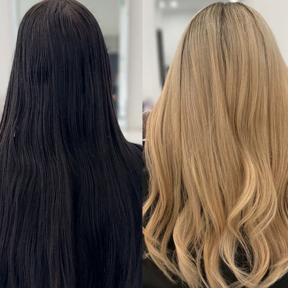 Выход из черного (Декапирование) (средние волосы 40 см)