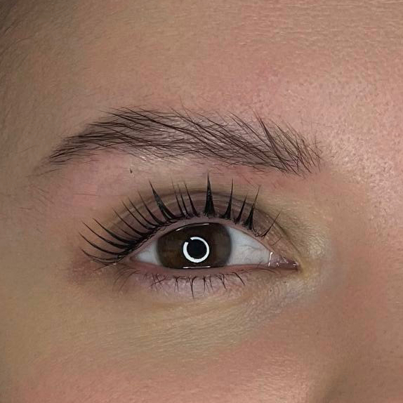 Ламинирование ресниц+окрашивание