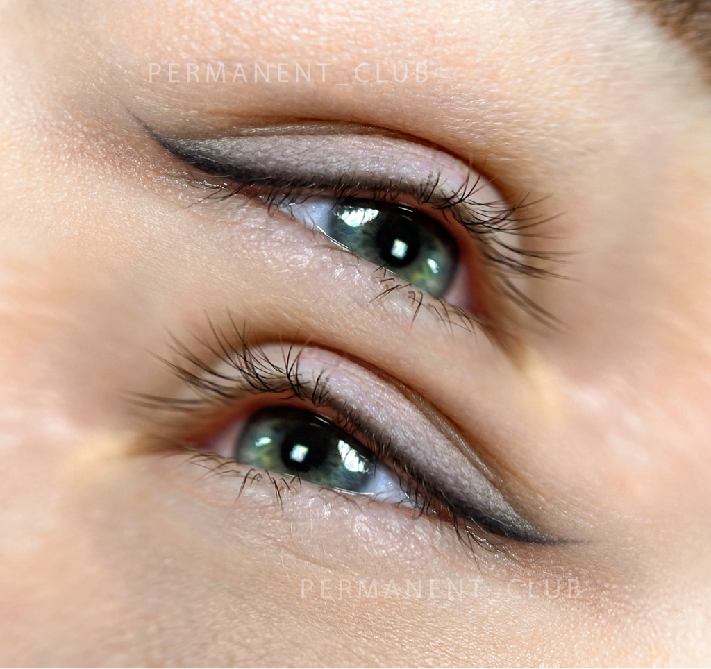 Перманентный макияж Стрелка + Межресничное пространство