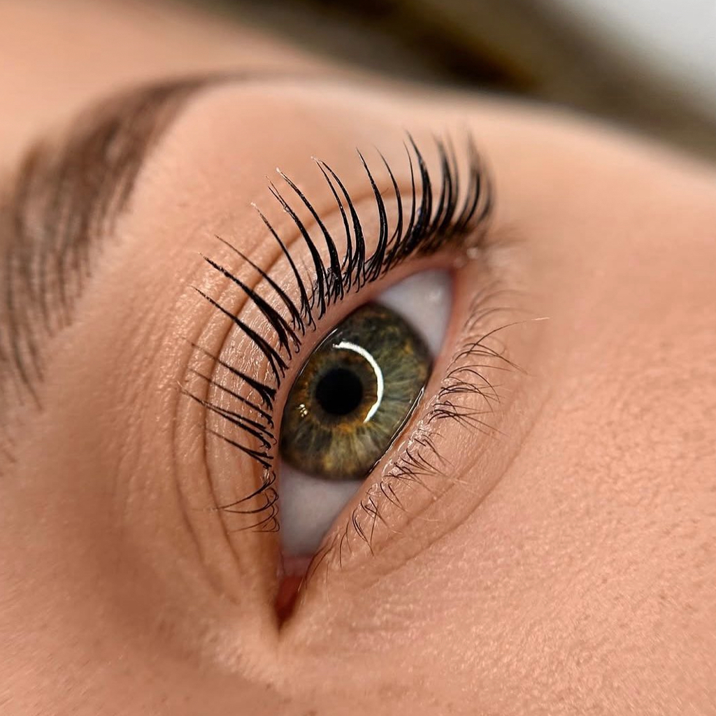 Модель на ламинирование ресниц и бровей