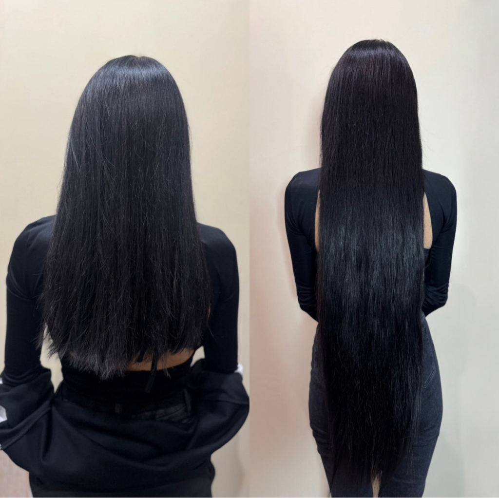 Наращивание биопротеиновых волос