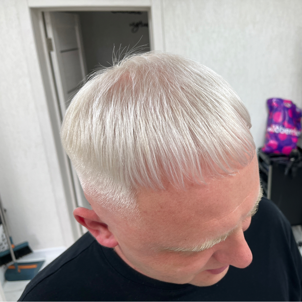 Мужское окрашивание с тонированием