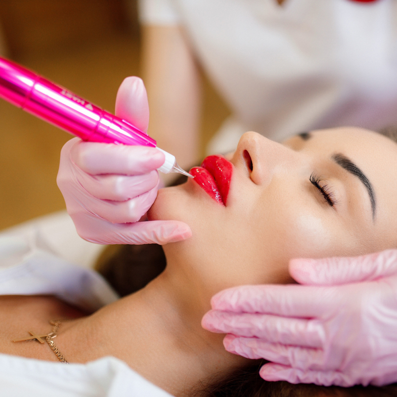 Три зоны ПМ: брови, губы, межресничка