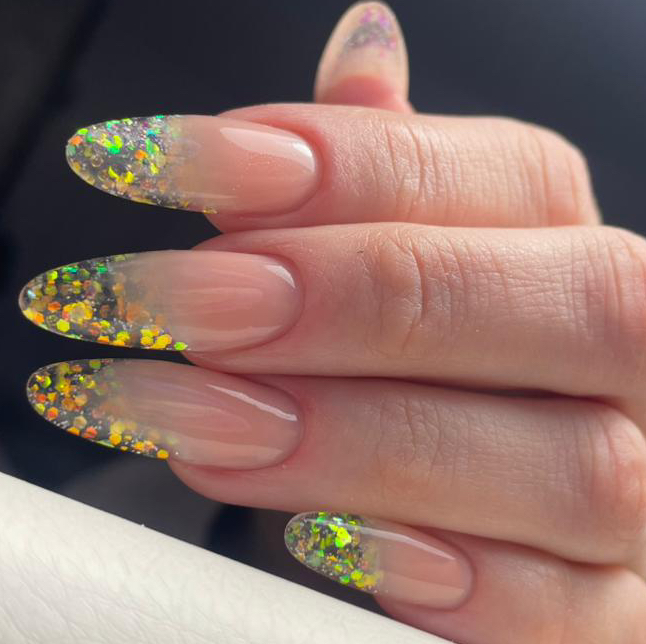 Сложный дизайн(омбре, роспись)