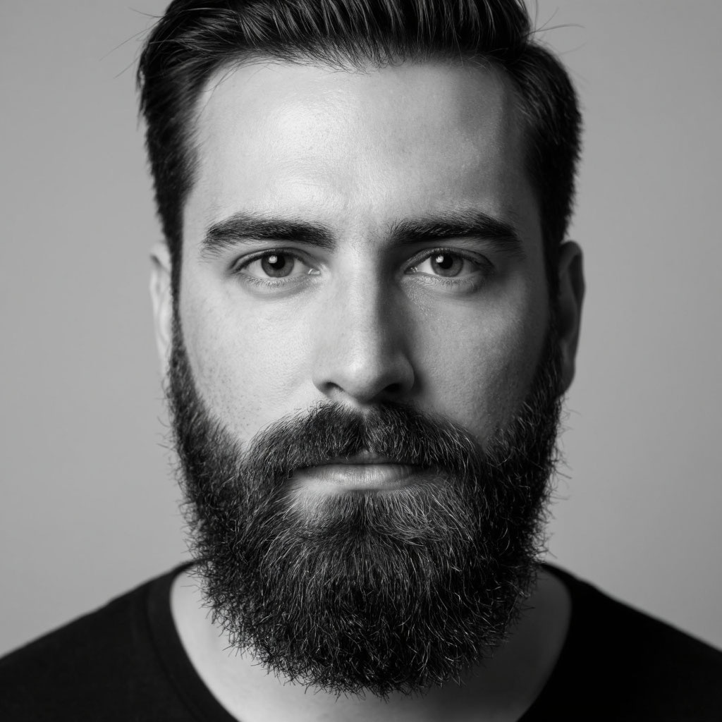 Мужская стрижка+оформление бороды