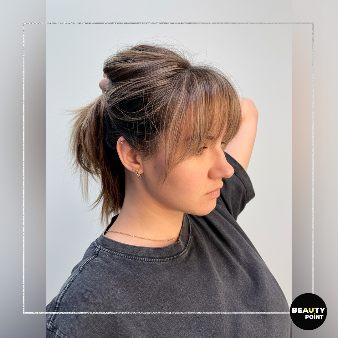 Стрижка челки