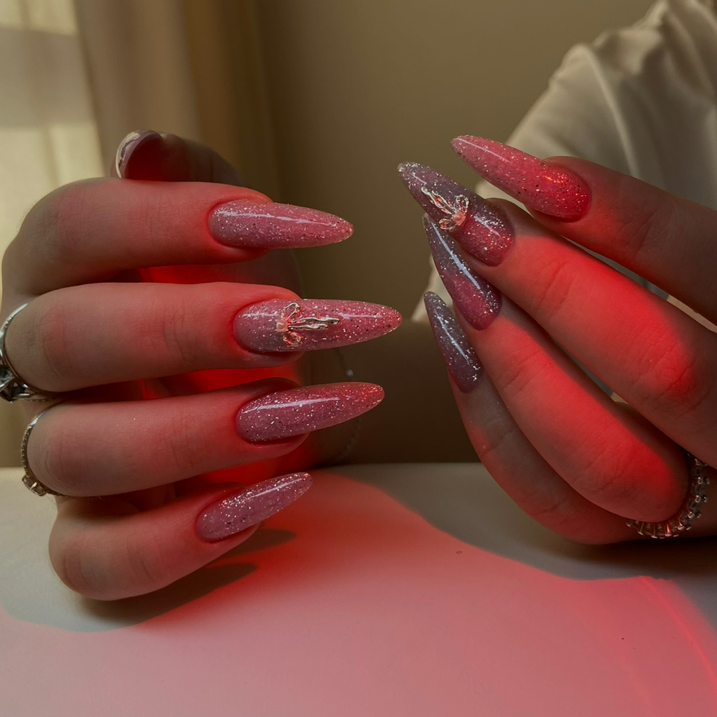 Маникюр с покрытием гель-лак (+укрепление) до 6й длины