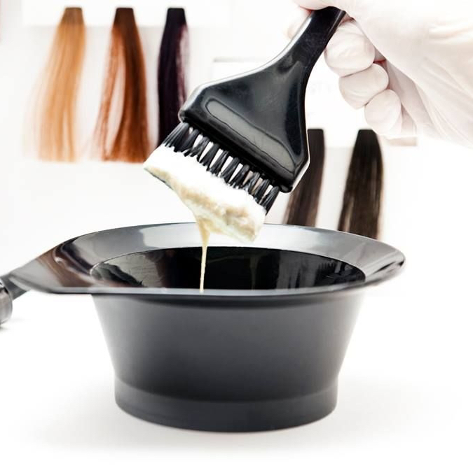 Окрашивание волос красителем клиента от 45см.