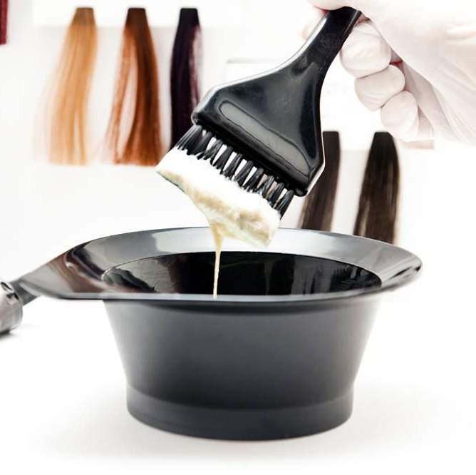 Окрашивание волос красителем клиента до 45см.