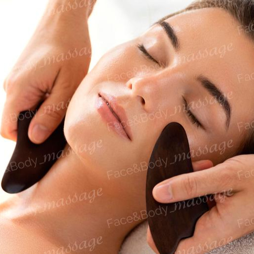 Массаж лица, шеи и декольте - Гуаша