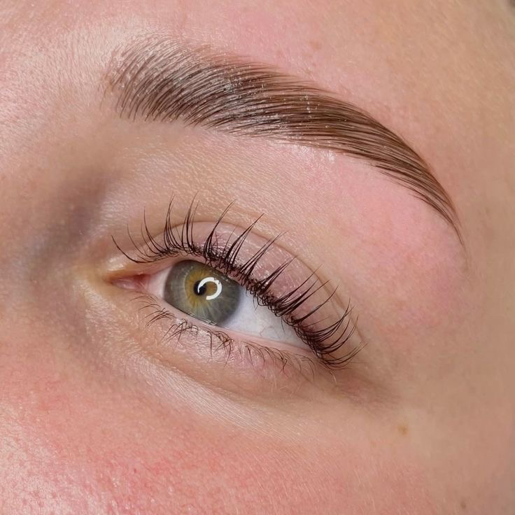 Ламинирование и окрашивание бровей