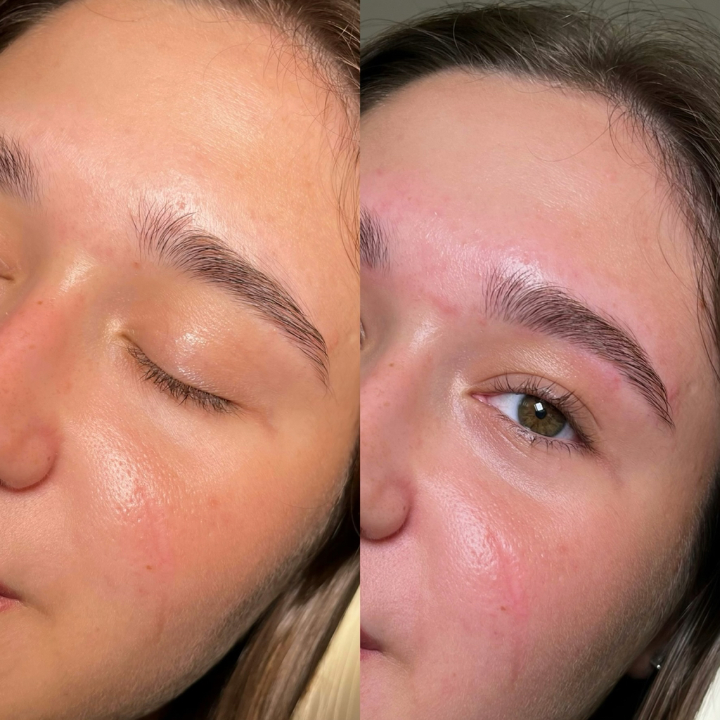 Коррекция бровей