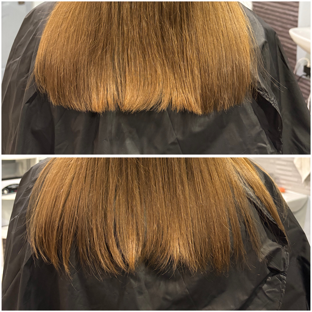 Стрижка кончиков без мытья