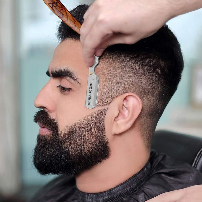 Окантовка стрижки. Обработка краевой линии волос | Haircut outlining. Treatment of the hairline.