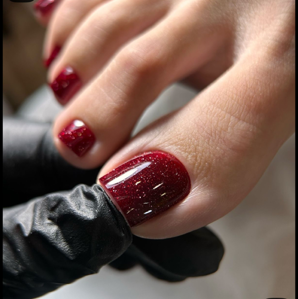 Педикюр пальчики + покрытие гель лак( без стоп)