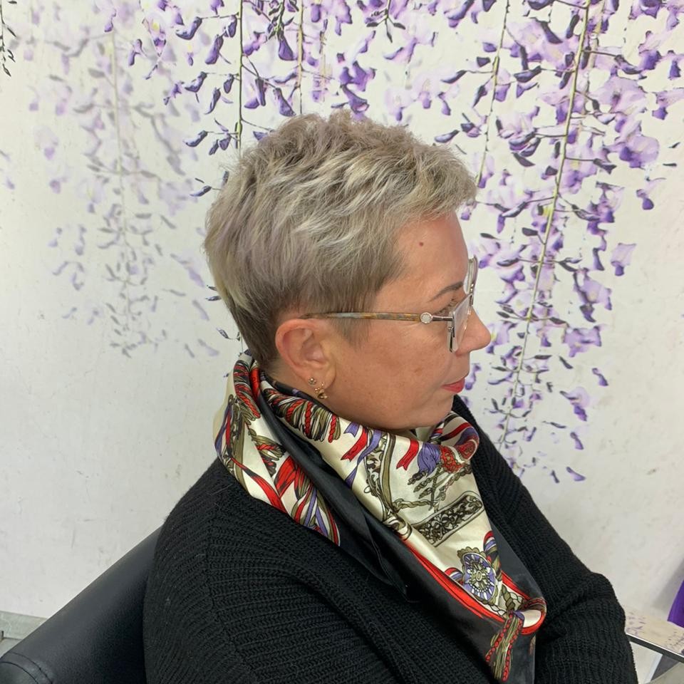 Мелирование на шапочку (работа)