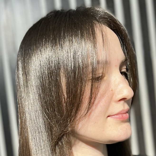 Выпрямление только чёлки