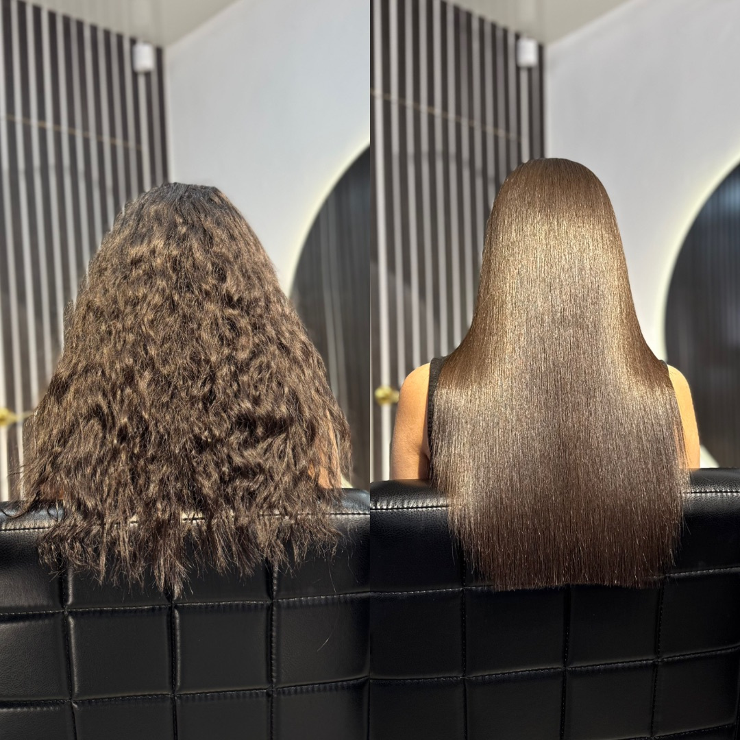 Кератиновое выпрямление