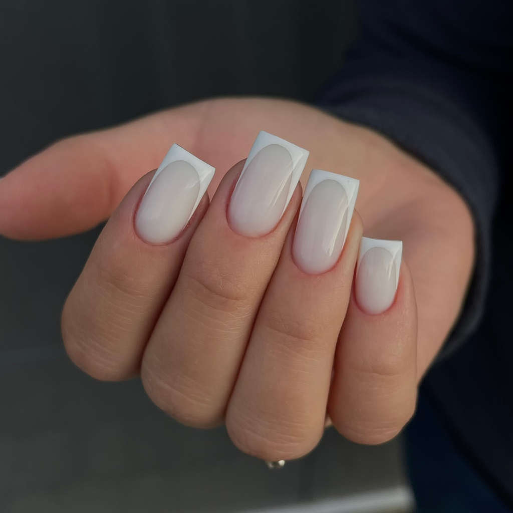 Маникюр с покрытием + френч