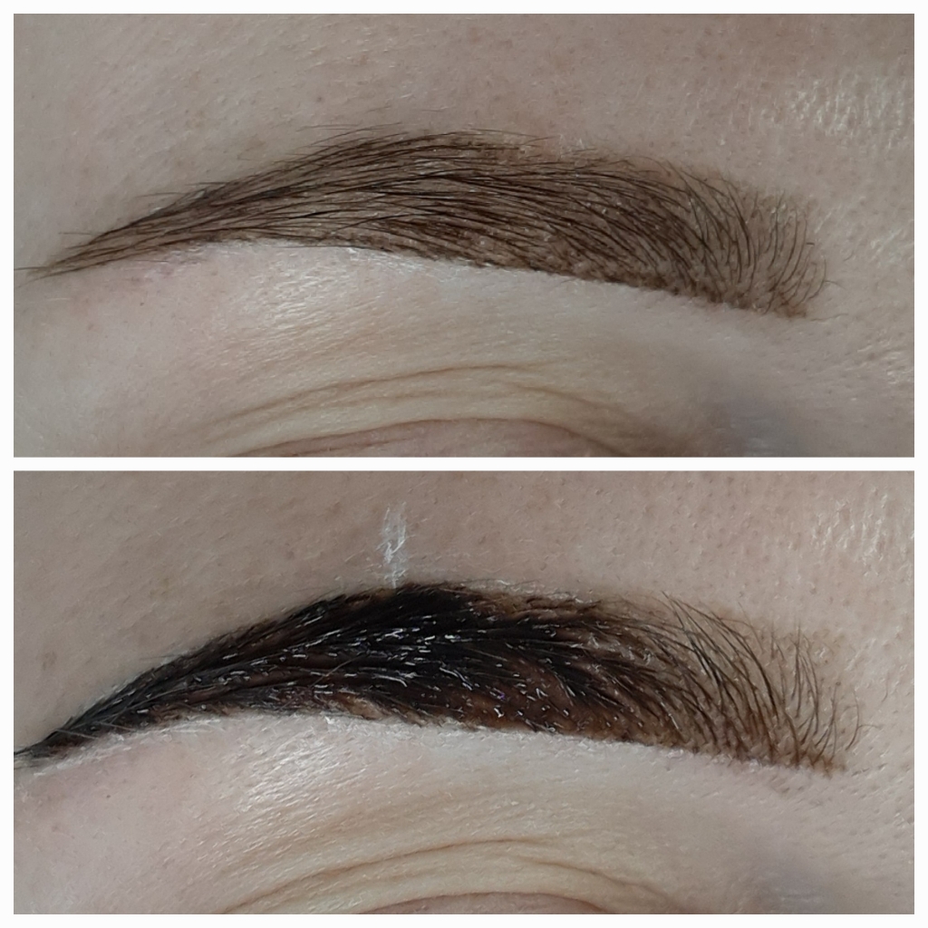 оформление бровей