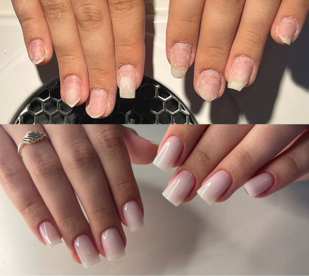 Коррекция наращивания