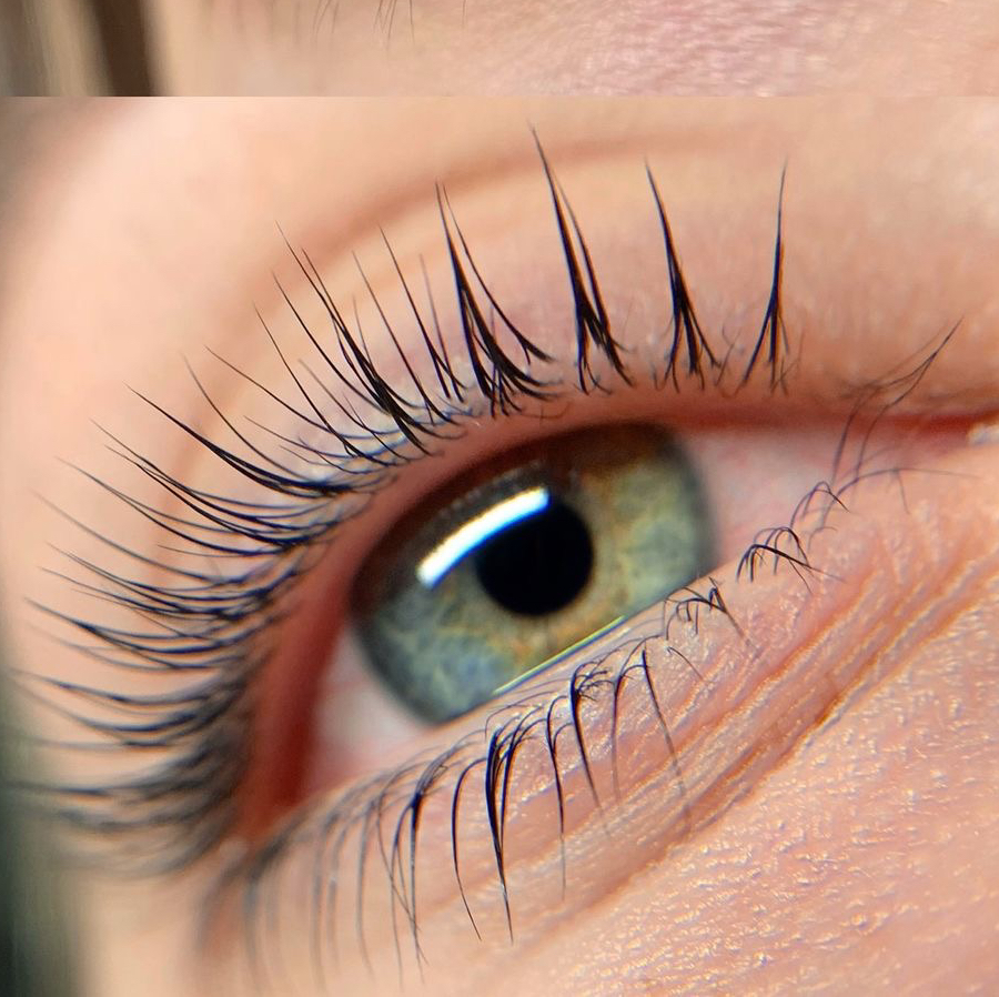 Ламинирование верхних и нижних ресниц (с окрашиванием)