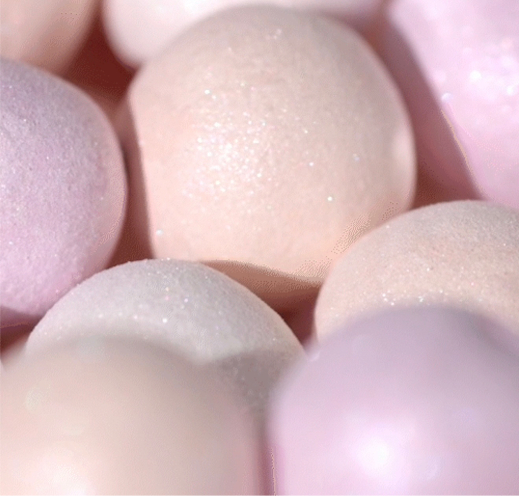 Мерцающее опудривание на все тело