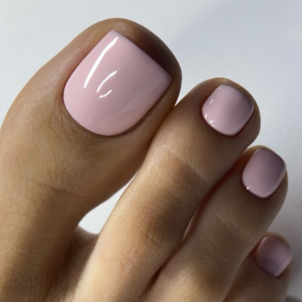 Полный кислотный педикюр стоп и пальчиков с покрытием