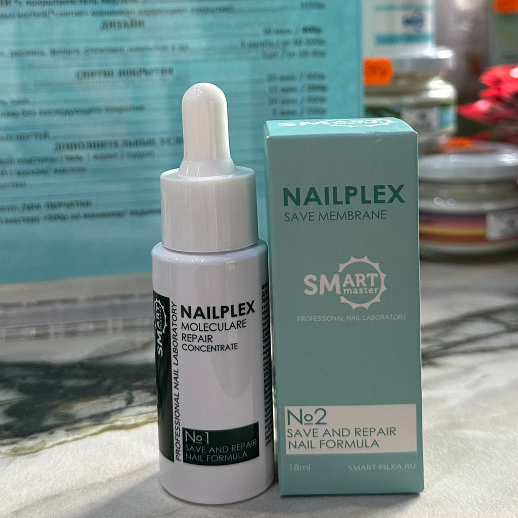 Маникюр с восстановлением Nailplex от фирмы Smart