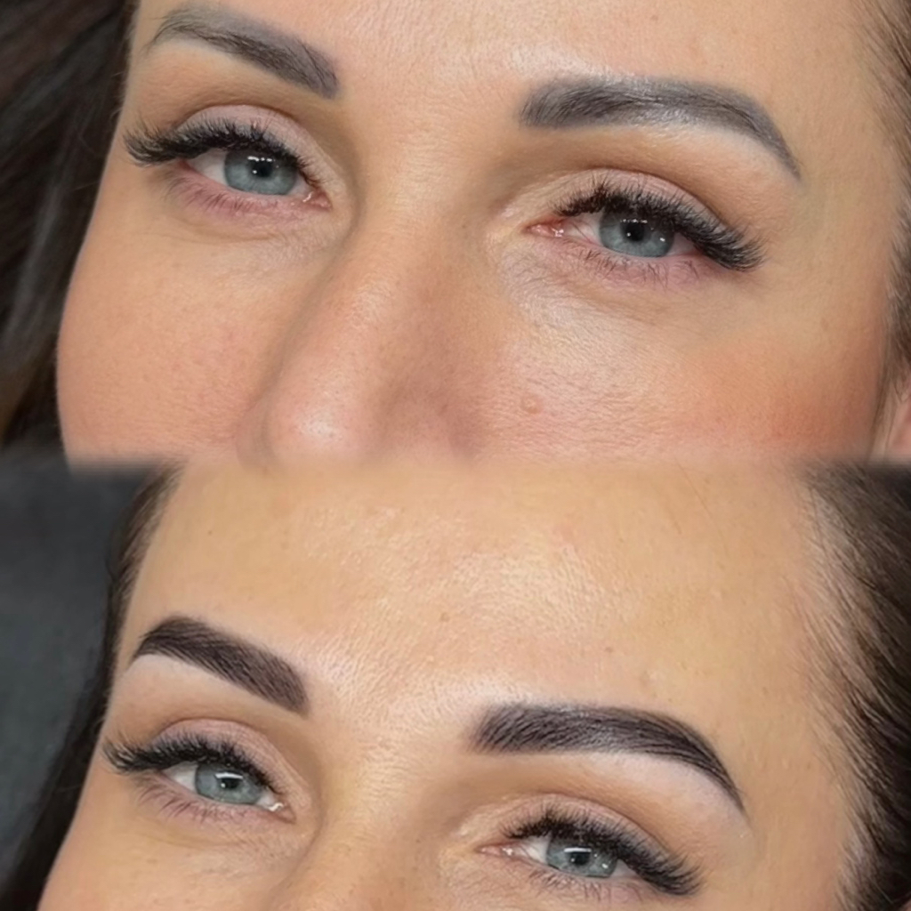 Коррекция и окрашивание бровей (краской/хной)