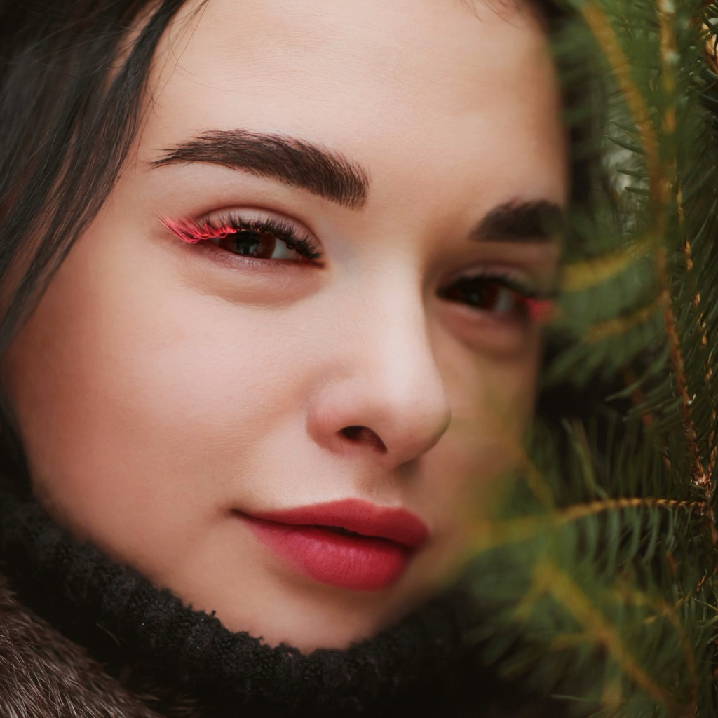 ❗️Модель на наращивание ресниц + оформление бровей ❗️