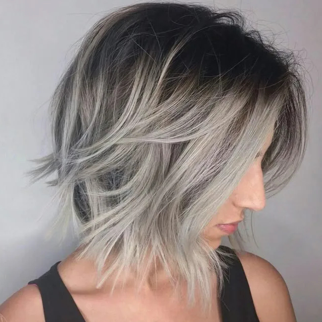 Окрашивание 1 тон ( средние волосы )