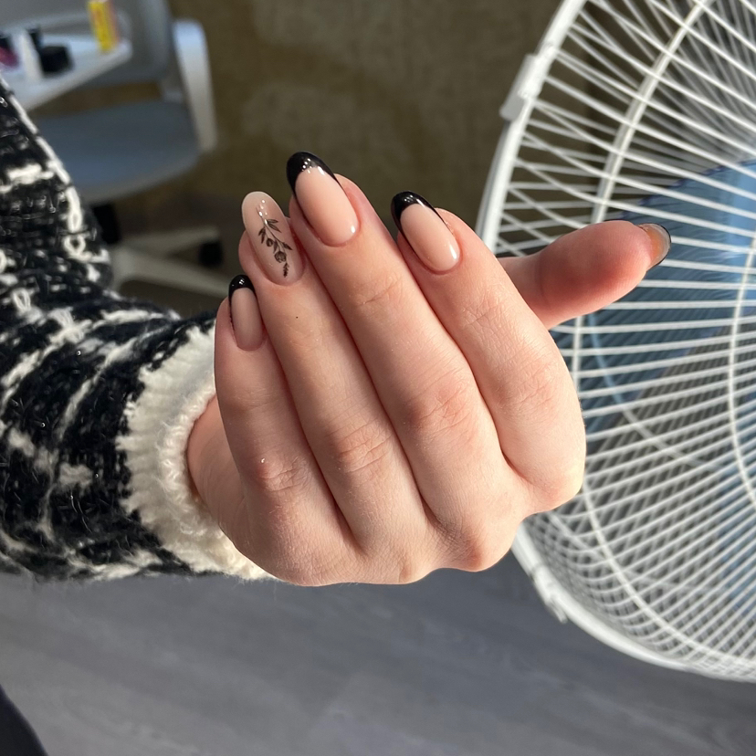 Комплекс «2» •Укрепление/коррекция + френч|втирка