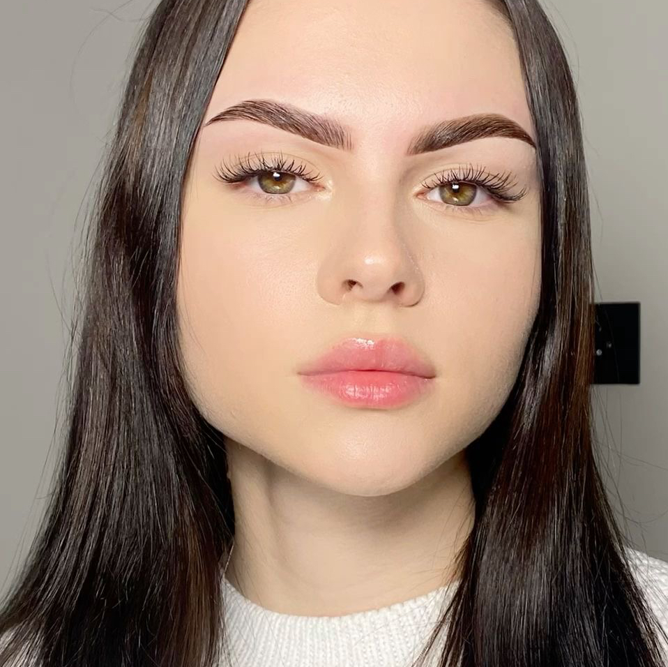 Архитектура бровей/ресниц работа 1