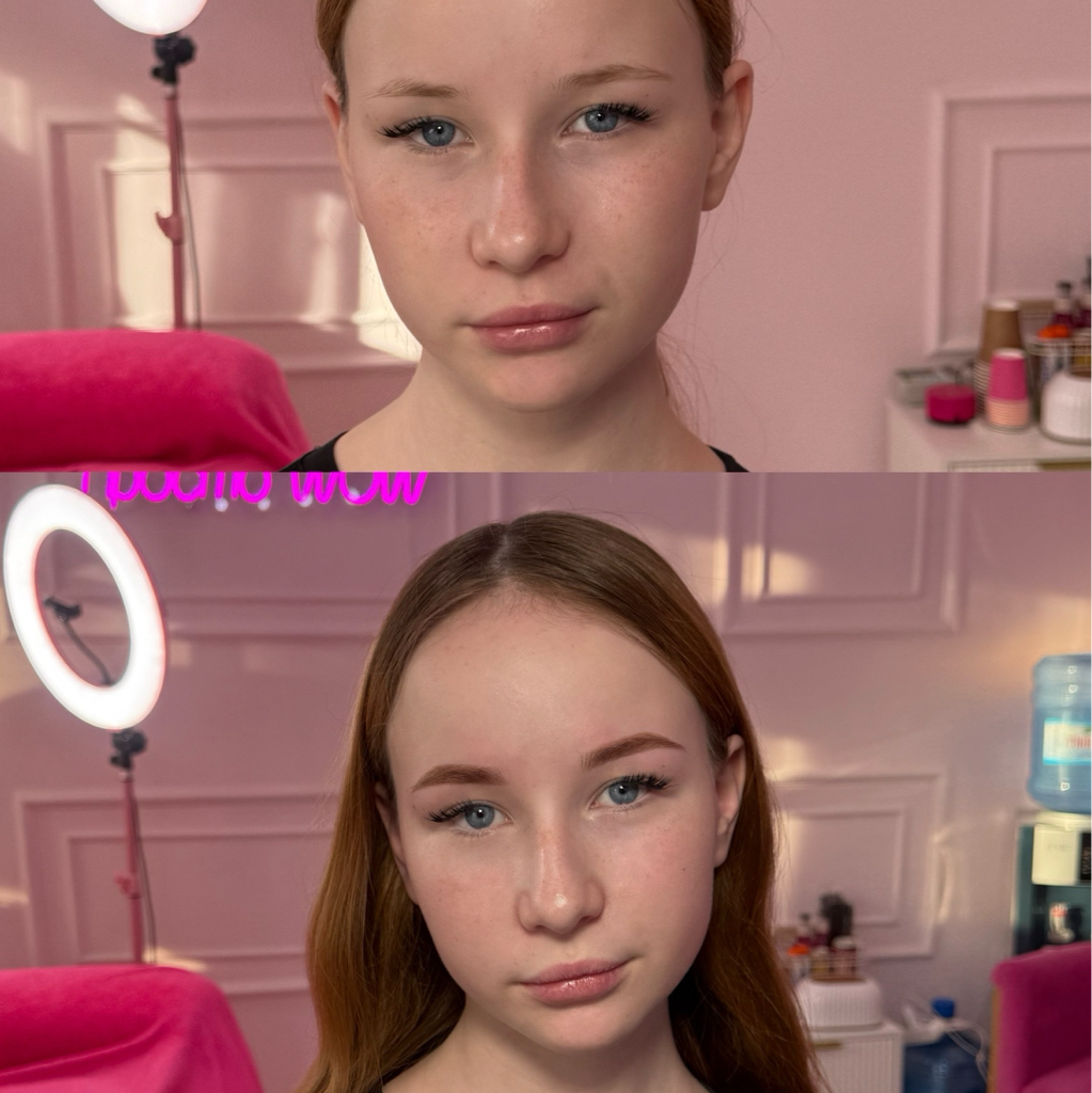 Архитектура + окрашивание бровей