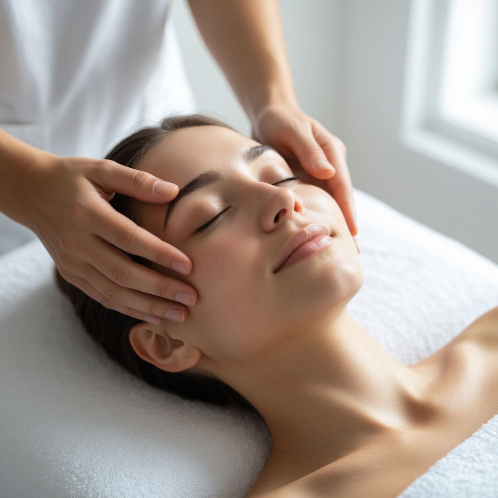 1 из 10 сеансов ручного классического массажа по лицу