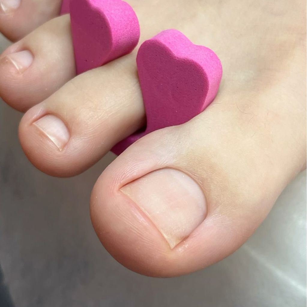 Педикюр без покрытия