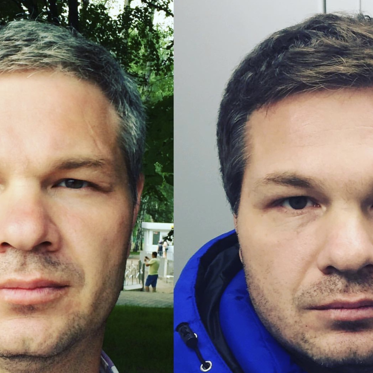 Мужской камуфляж седины,Тонирование (+ краситель )