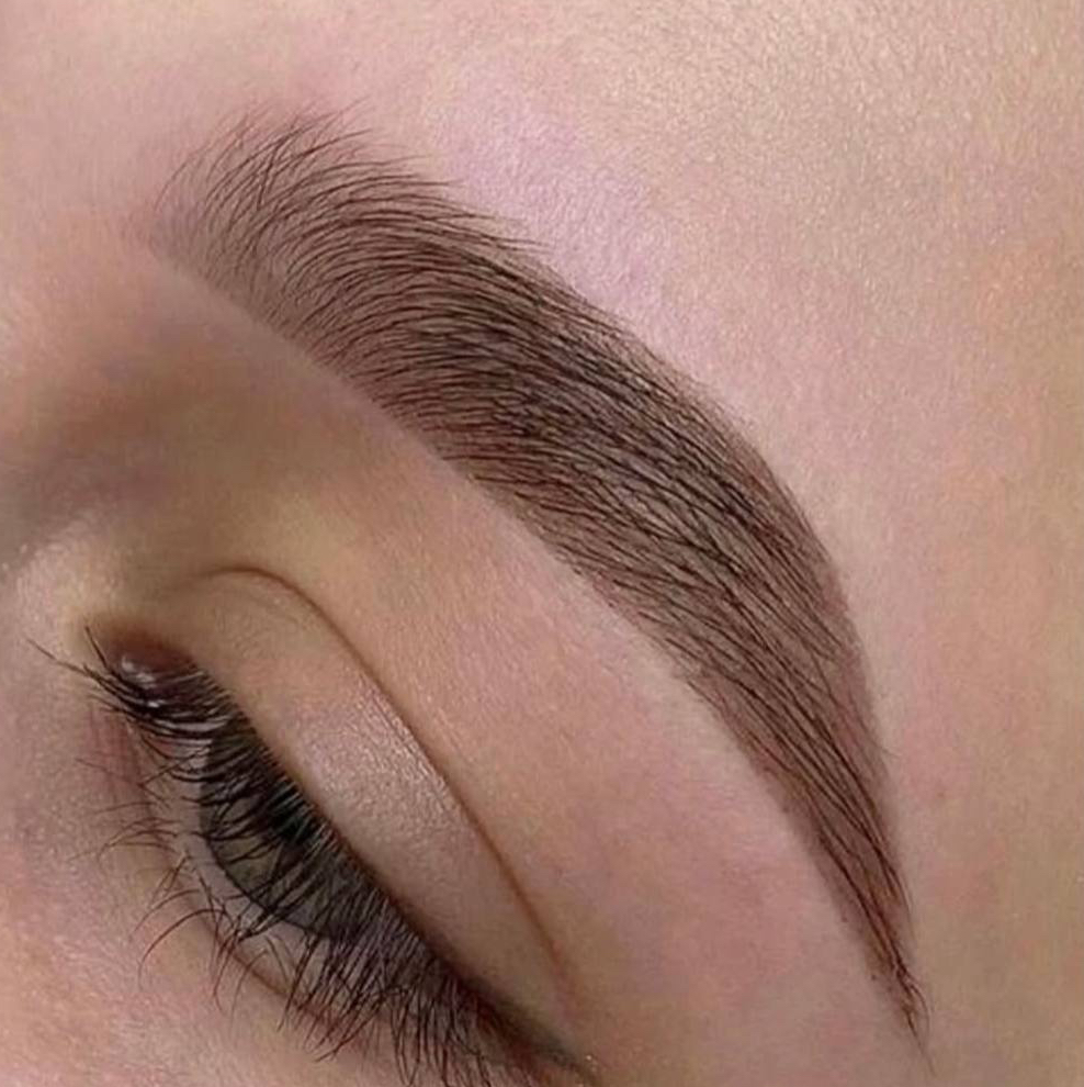 Коррекция+окрашивание бровей