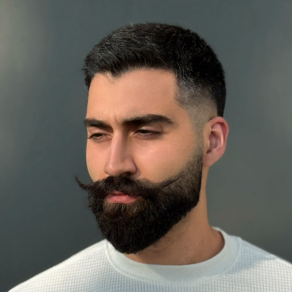 Мужской Камуфляж седины , Тонирование (+ краситель )