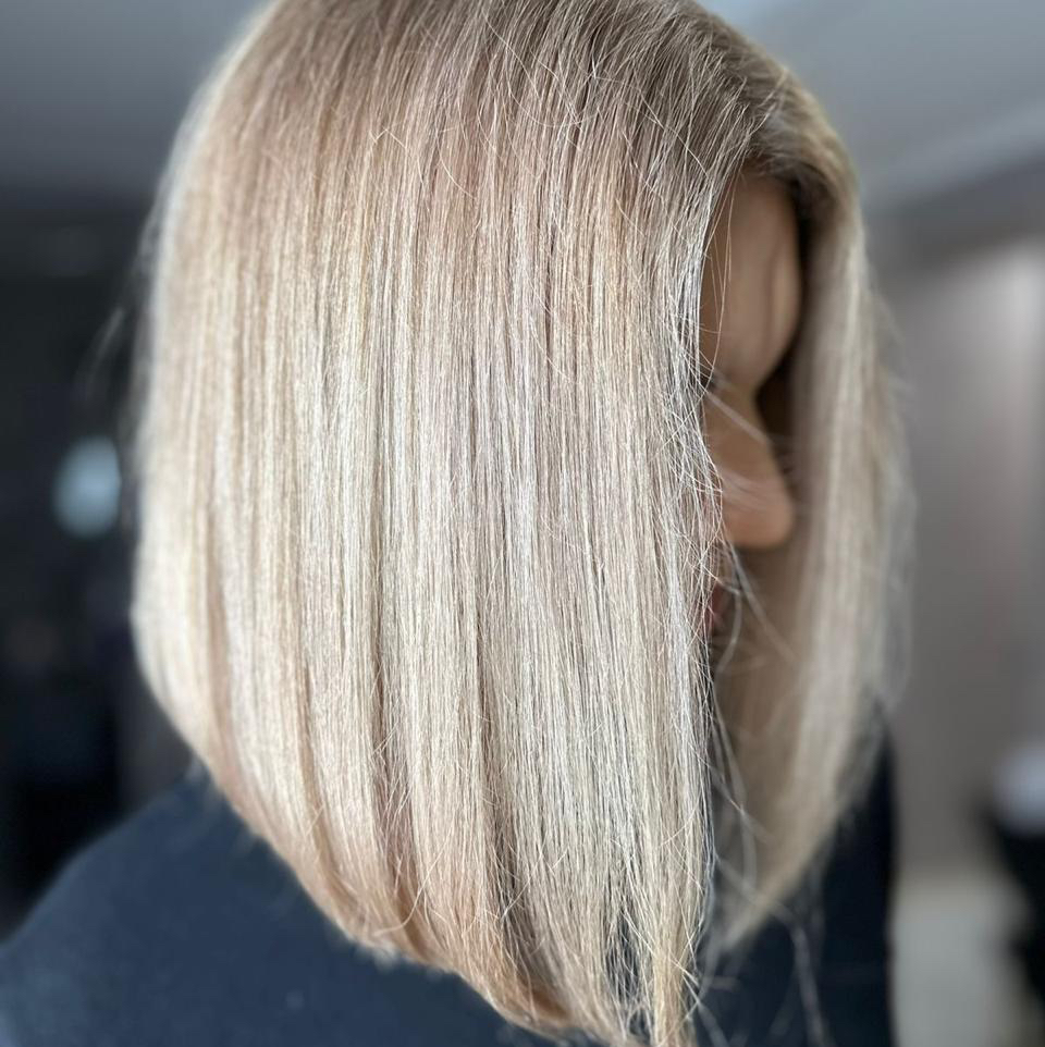 Тонирование блонда + уход