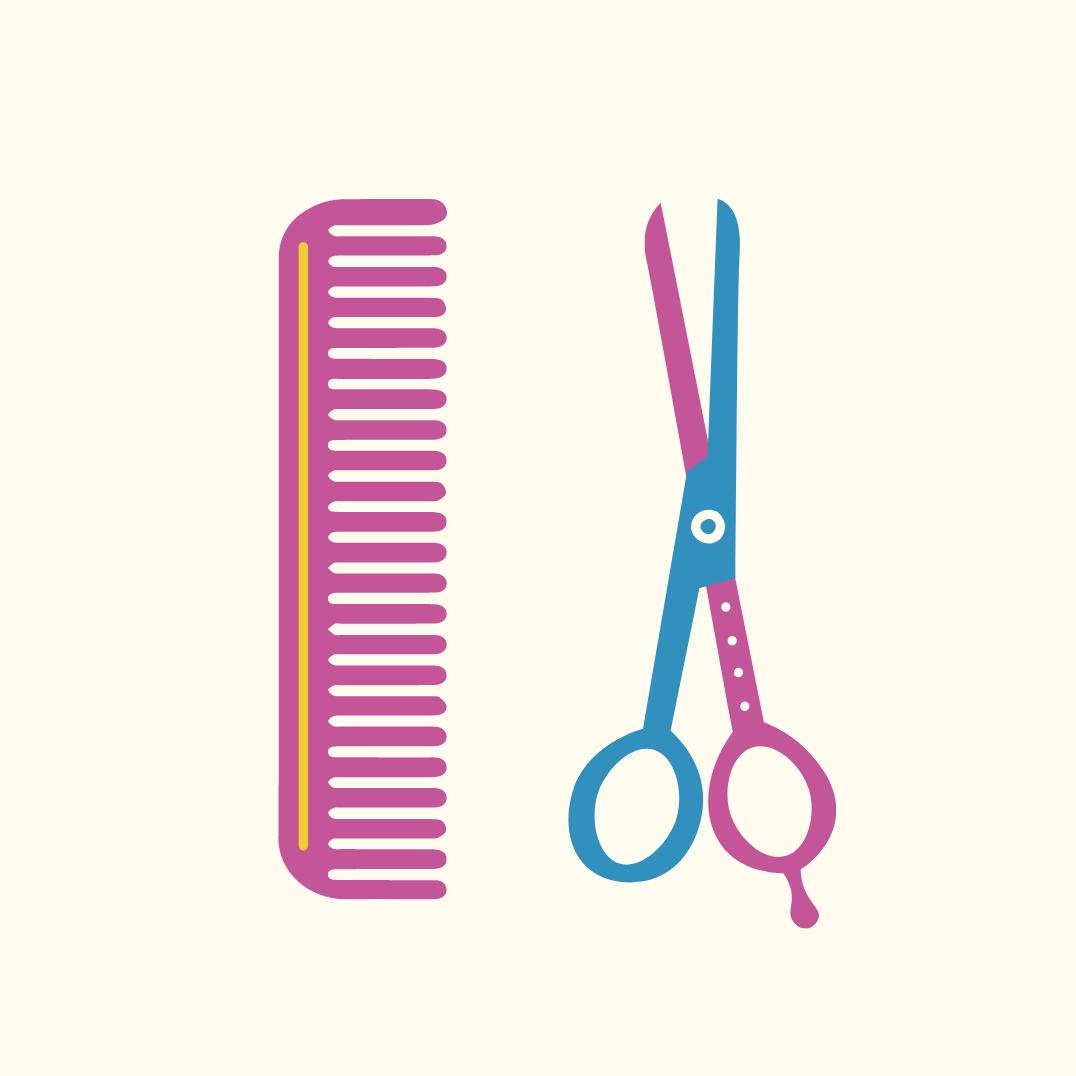 Подравнивание волос попрядно (женщины)