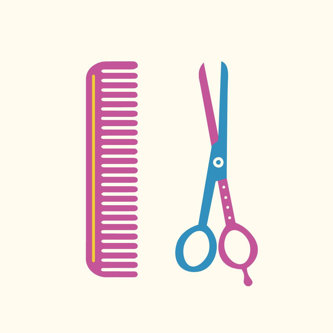 Подравнивание волос 1 срез (женщины)