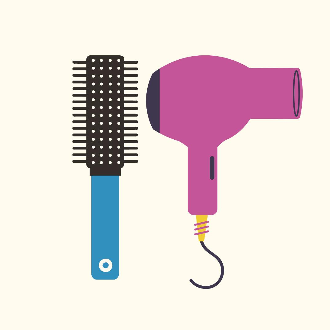 Цветное окрашивание волос — 2 пряди (шириной не более 2 см)  короткие волосы